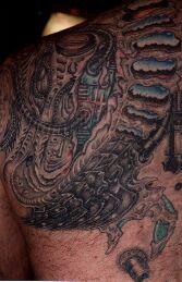 the left side of my back by Johnny